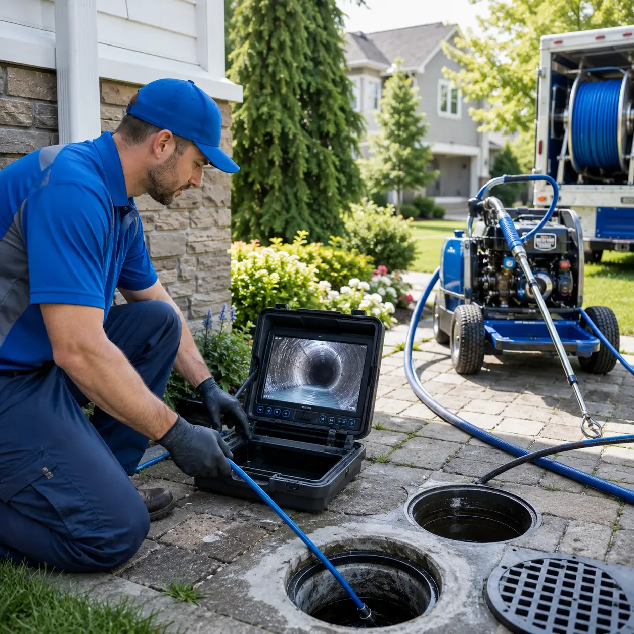 Outdoor drain cleaning professionals serving Plainfield, IL